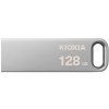 Kioxia USB flash disk, USB 3.0, 128GB, Biwako U366, Biwako U366, strieborný, LU366S128GG4