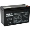GOOWEI ENERGY Bezúdržbový olovený akumulátor AGM OT9-12 F2, 12 V, 9 Ah