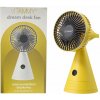 Vitammy Stolný ventilátor VITAMMY Dream, stolný mini ventilátor USB, žltý