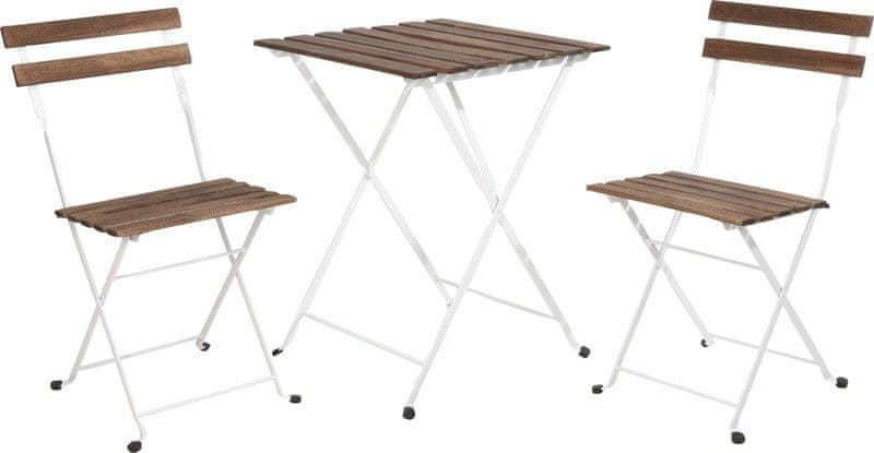 PROGARDEN Záhradný stôl + 2 stoličky BISTRO KO-VN3000020