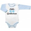 Body dl.rukáv s vtip. textom Baby Nellys Little Gentleman chalan