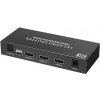 PremiumCord HDMI 2.1 splitter 1-2 porty, 8K@60hz, 4K@120Hz, 1080p, HDR+ khsplit2m
