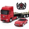 R/C auto Mercedes-Benz Actros + AMG GT (1:24)