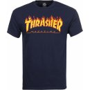 Thrasher Flame Logo navy blue