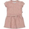 DIRKJE Šaty kr. rukáv ružová so vzorom dievča veľ.110 T46324-35-110