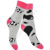 SKARPOL Veselé ponožky Skarpol-080-krava sivá 45-47(29-30)