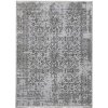 Diamond Carpets India , Ručne viazaný kusový koberec Diamond DC-JK 1 silver / black, 365x457, šedá, chodba / predsieň