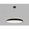 LED2 3275753DT Závesné LED svietidlo RINGO II 80+12W, 3000K/4000K, 6000-900lm, Triac, IP20, 80cm, čierna