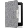 Puzdro KW Mobile Felt Fabric Light - KW3434525 - pre Amazon Kindle Paperwhite 1/2/3 - svetlo šedé (KW Mobile obal na Amazon Kindle Paperwhite 1/2/3, AutoSleep, motív Felt Fabric Light, svetlo šedý + z