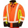 RESULT R 506X / Unisex 3-vrstvová softshellová bunda s kapucňou - fluorescent yellow/fluorescent orange/black XL