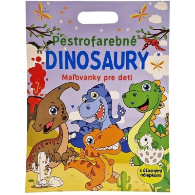 Pestrofarebné dinosaury Maľovanky pre deti