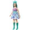 Mattel Barbie Pohádková víla jednorožec fialová HRR12