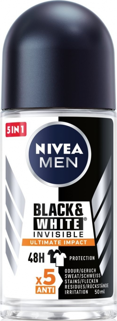 Nivea Men Black & White Invisible Ultimate Impact roll-on 50 ml