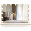 Rea Hollywood, LED zrkadlo 80x60, biela, HOM-12013