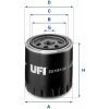 Olejový filter UFI OEM FILTERS SPA 23.191.00