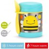 SKIP HOP Zoo Termoska na jedlo s lyžičkou/vidličkou Včielka 325 ml, 3r+