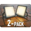 V-TAC LED reflektor 50W, 5000lm, IP65, CCT, zmena farby 3000K/4000K/6500K, sivý/2-PACK!