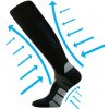 VOXX Signal kompresné ponožky čierno-modré 1 pár 39-42 103459