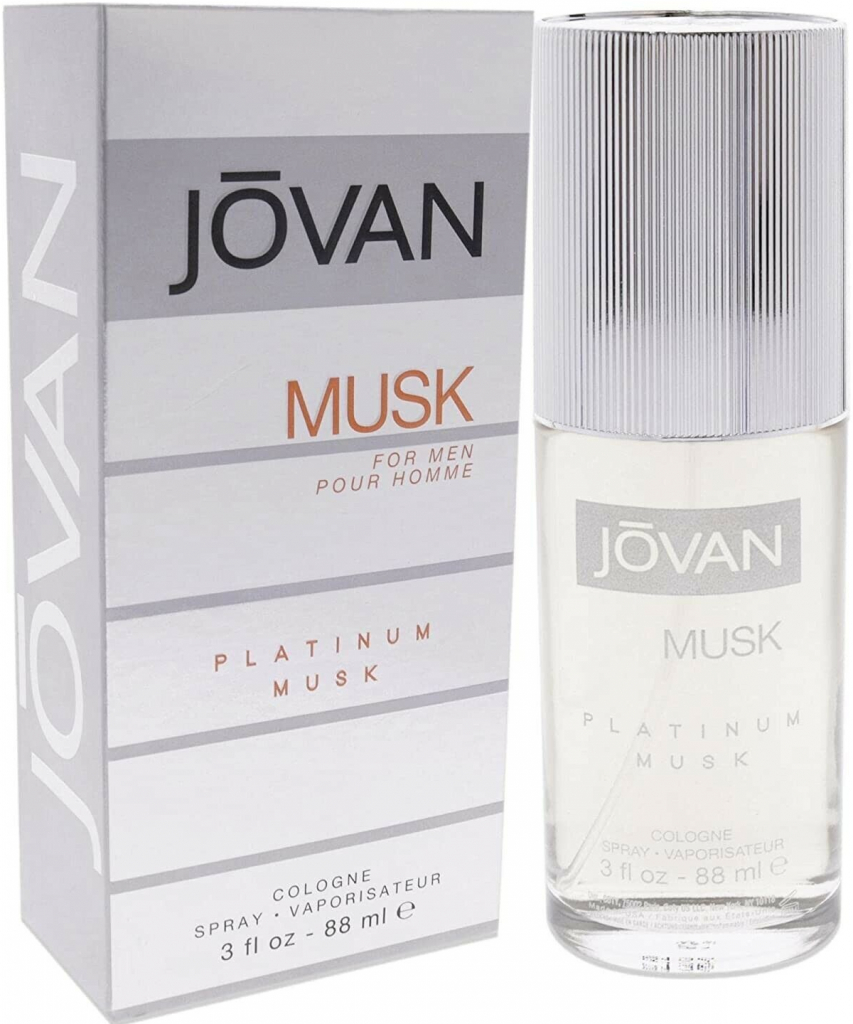 Jovan Musk Platinum Musk kolínska voda pánska 88 ml