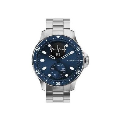 Inteligentné hodinky Withings Scanwatch Horizon - Special Edition 43mm (HWA09-model 7-All-Int) modré