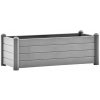 STEFANPLAST Kvetináč, vyvýšený záhon ITALIA 100x43x35cm šedá