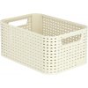 Curver úložný box RATTAN style2 S krémová