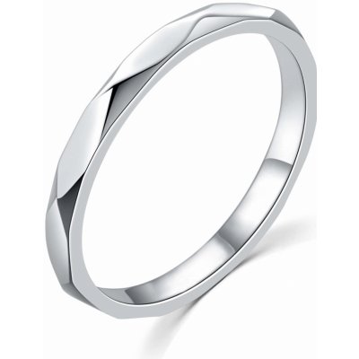 Moiss Minimalistický strieborný prsteň R00019