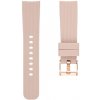 BStrap Silicone Line (Small) remienok na Garmin Vivoactive 5, apricot