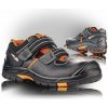VM Footwear OREGON S1PL HRO Bezpečnostné sandále čierna/oranžová 36