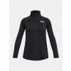 Dievčenské tričko Under Armour Tech Graphic 1/2 Zip Čierna YLG