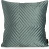 Takoy PREMIUM obliečka na vankúš SOFIA z mäkkého a matného zamatu prešívaná s geometrickým vzorom-HF-380301 | 45 x 45 cm