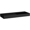 Laufen Kartell umývadlo 120x46 cm obdĺžnik klasické umývadlo čierna matná H8133337161121