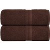 Uteráky pre hostí, 2 ks, hnedé, 30x50 cm, bavlna 100 %