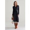 Gant Slim Jersey Shirt Dress čierna
