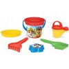 Wader Sada na piesok 6 ks Paw Patrol / Tlapková patrola 23x35x21 cm