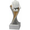 Bojové športy - Víťazná trofej na podstavci s vlastným textom: 14,5 cm - zlatá