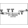 Stredný tlmič výfuku MTS 01.56000
