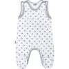 Dojčenské dupačky New Baby Classic II sivé s hviezdičkami 50