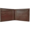 Pánska peňaženka z pravej kože č.8406 v tmavo hnedej farbe