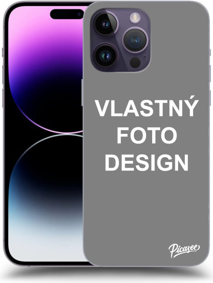 Picasee silikónové Apple iPhone 14 Pro Max - Vlastný design/motiv čiré