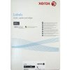 Xerox Paper - Biele samolepiace štítky na čiernobielu tlač - ostré rohy (Štítky 1UP 210x297, 100 listov, A4)
