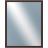 DANTIK - Zrkadlo v rámu, rozmer s rámom 40x50 cm z lišty KASETTE hnedá (2757)