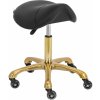physa Stolička pod sedlo - 57 - 75 cm - 150 kg - čierna/zlatá PHYSA YORK BLACK GOLD