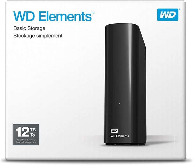 WD Elements 12TB, WDBWLG0120HBK-EESN