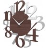 Dizajnové hodiny 10-020n CalleaDesign Russel 45cm (viac dekorov dyhy) Design wenge - 89 (8594186622535)