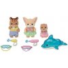 Sylvanian Families Zábava pri bazéne Baby Trio
