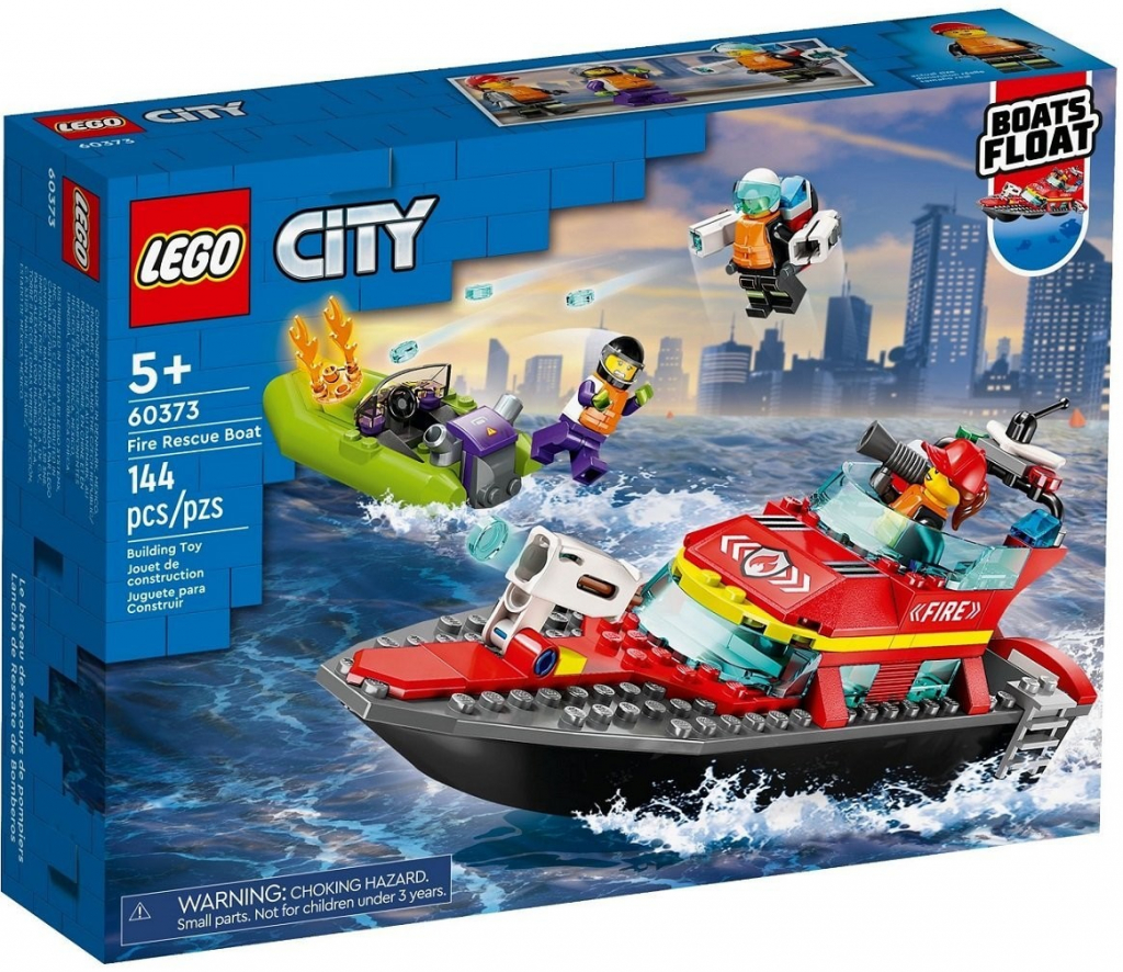 LEGO® City 60373 Hasičská záchranná loď a čln od 13,4 € - Heureka.sk