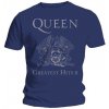 Queen tričko Greatest Hits II Modrá L