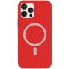 Silikónové puzdro na Apple iPhone 13 Pro Max Mercury MagSafe Silicone červené