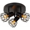 Lucide Lucide FILOX - Ceiling spotlight - D25 cm - 1xE27 - Black 00929/13/30